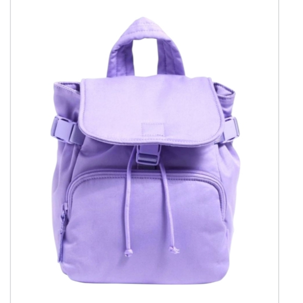 Vera Bradley cotton lavender mini backpack EUC